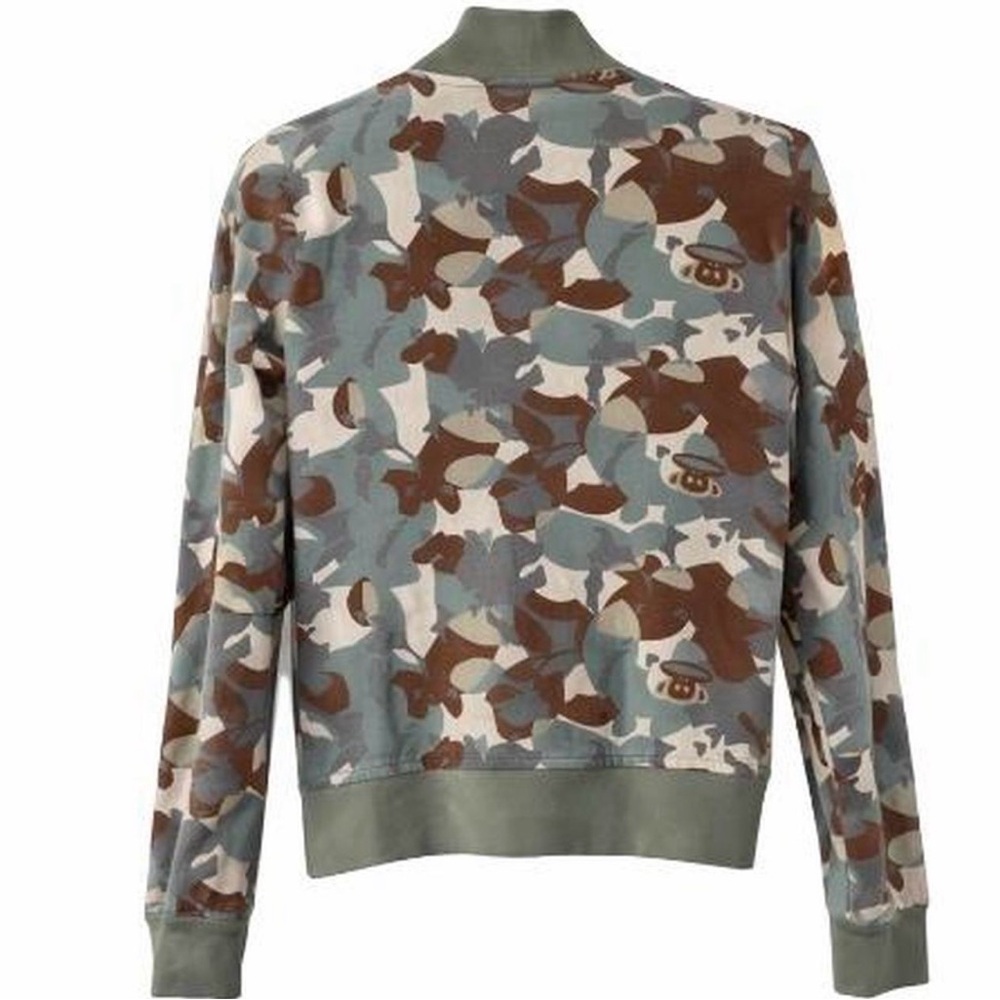 Paul Frank Camo Zip-Up Jacket Size M Unisex Rare Print - Picture 2 of 2